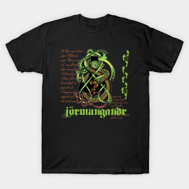 Jörmungandr T-Shirt by celtichammerclub